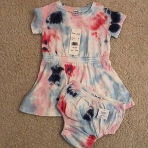 Girls two Peice tye dye outfit